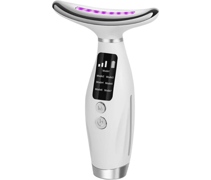 NUVICURA SCULPT 7™ – Massaggiatore Viso & Collo 7-in-1 con LED, EMS e Vibrazione