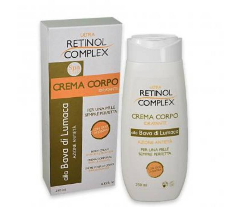 NUVICURA - Retinol Complex Crema Corpo Bava di Lumaca Idratante 250 ml