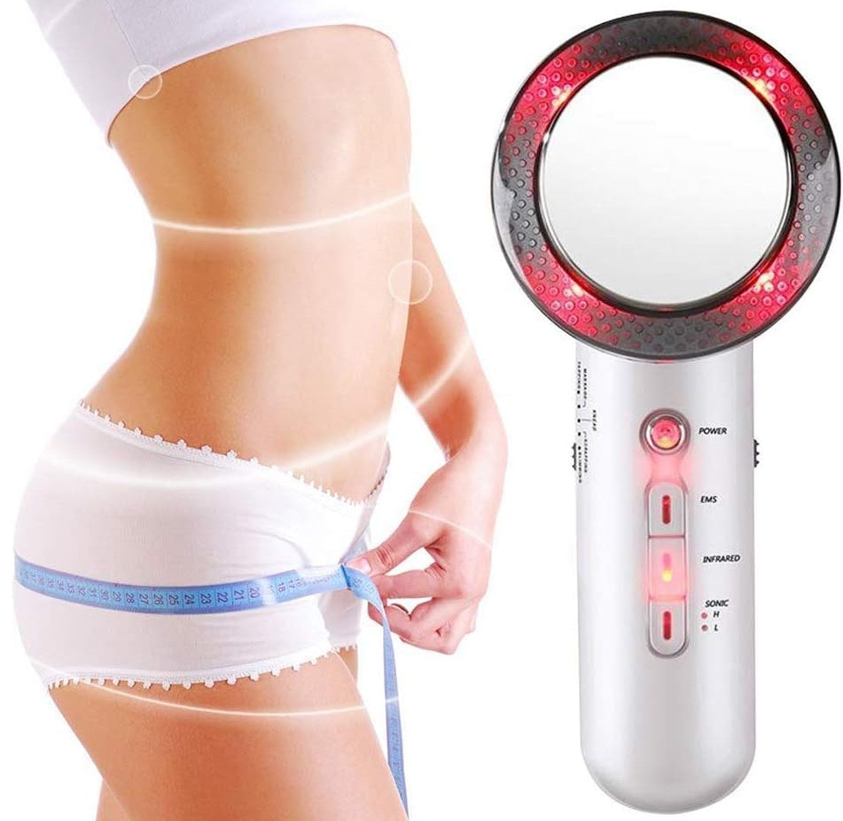 NUVICURA SLIMWAVE PRO™ – Massaggiatore Dimagrante 3-in-1 Ultrasuoni, EMS e Infrarossi